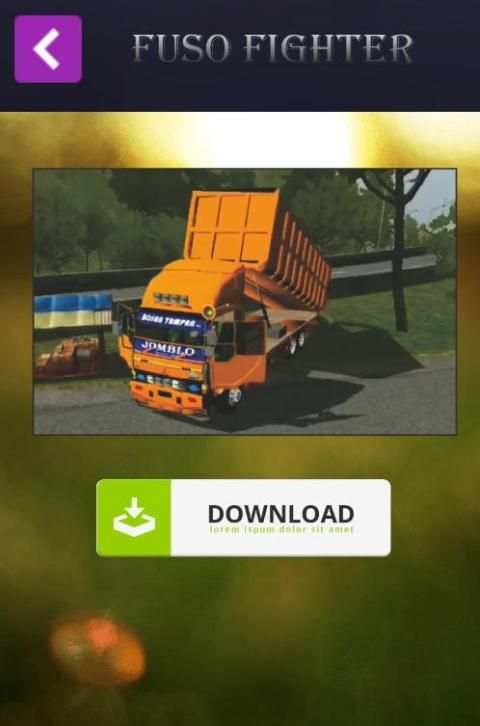 Mod Truck Bussid Fuso Fighter screenshot 4