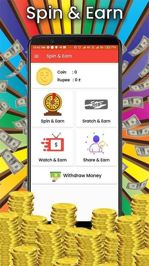 Spin And Earn : Earn Money स्क्रीनशॉट 1