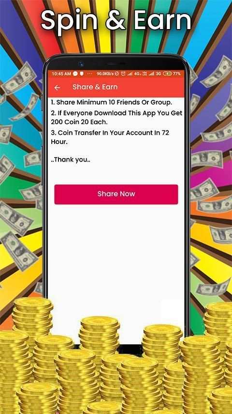 Spin And Earn : Earn Money स्क्रीनशॉट 6