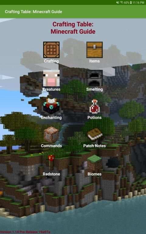 Crafting Table Minecraft Guide स्क्रीनशॉट 7