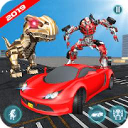 Dinosaur Robot Transform: Car Robot Transport Sim