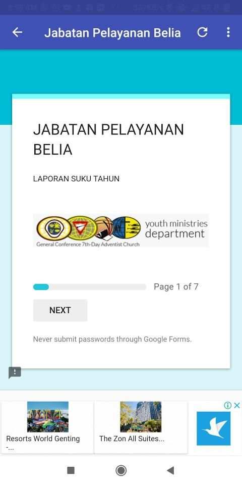 Pastor Report screenshot 3
