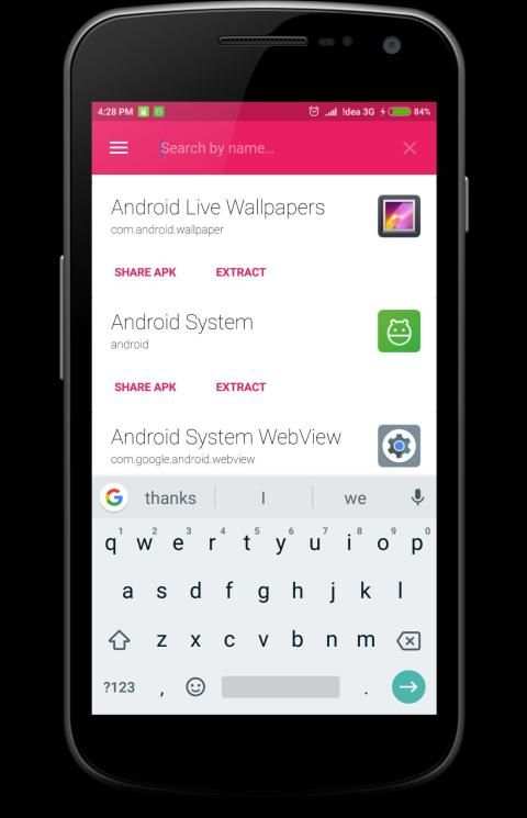 Android App/APK extractor screenshot 1