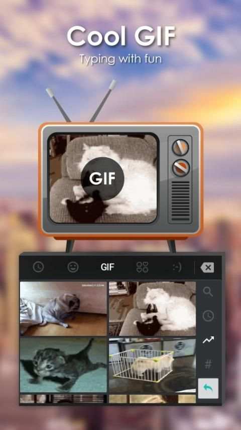 Cute Panda Keyboard Theme screenshot 3