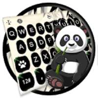 Cute Panda Keyboard Theme