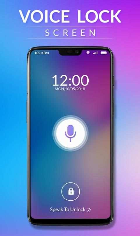 Voice Phone Lock Screen : UnLock Speak AppLock screenshot 5