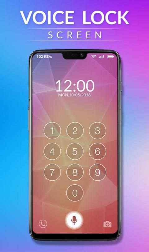 Voice Phone Lock Screen : UnLock Speak AppLock screenshot 2
