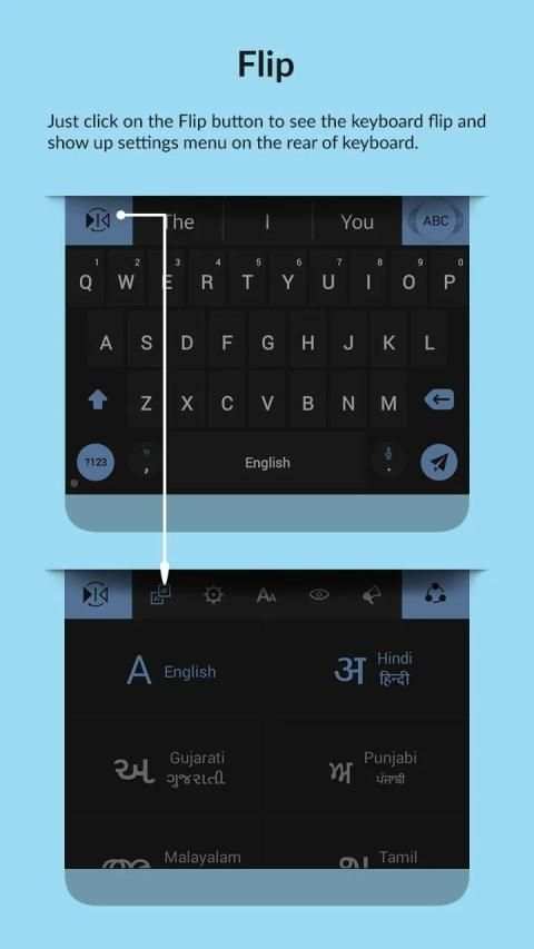Indic Keyboard Swalekh Flip स्क्रीनशॉट 6