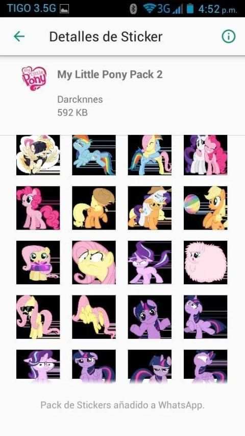 Stickers Sailor Pony 3 تصوير الشاشة