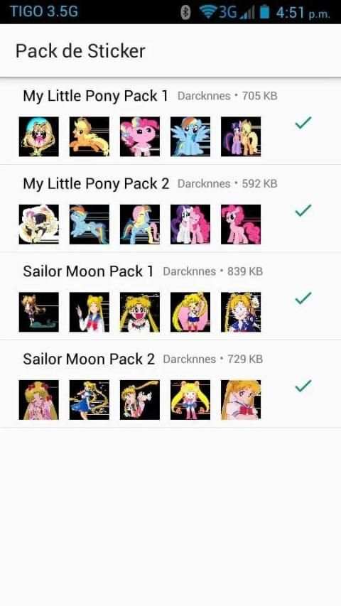 Stickers Sailor Pony 5 تصوير الشاشة