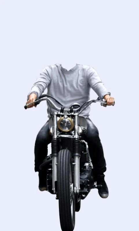 Man Bike Rider Photo Editor screenshot 1