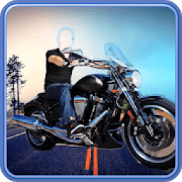 ikon Man Bike Rider Photo Editor