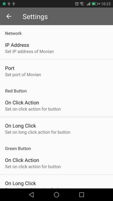 Movian Remote स्क्रीनशॉट 1