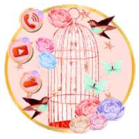 Pink Bird Themes 3D Wallpapers logo