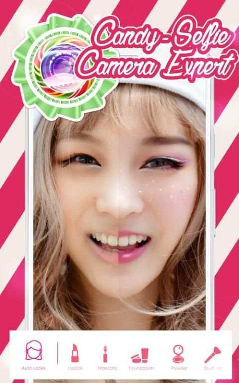 Sweet Candy-Selfie Camera Expert screenshot 3