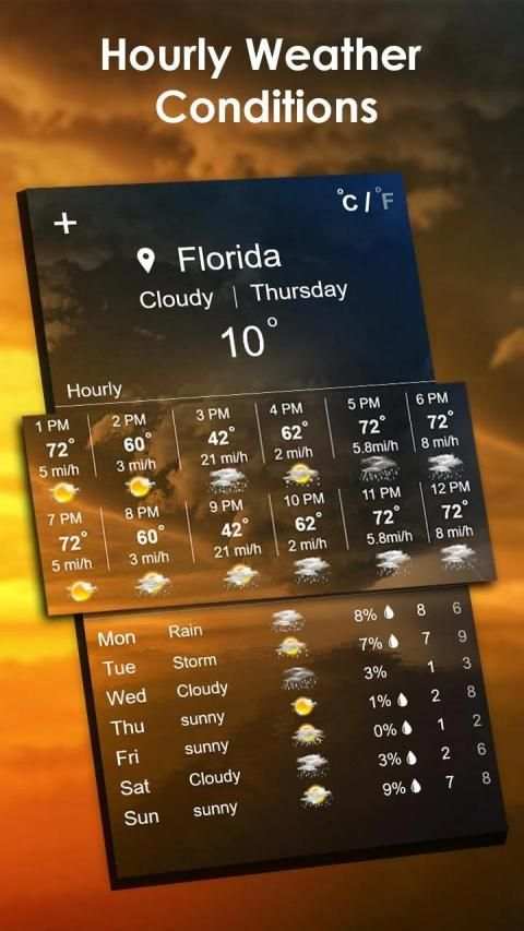 The Weather Forecast : Live Hourly & Daily Updates screenshot 4