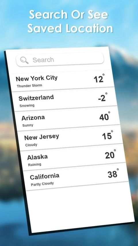 The Weather Forecast : Live Hourly & Daily Updates screenshot 3