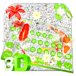 ikon 3D Lively Koi Fish Keyboard Them *