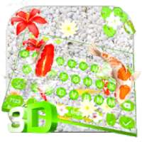 3D Lively Koi Fish Keyboard Them *