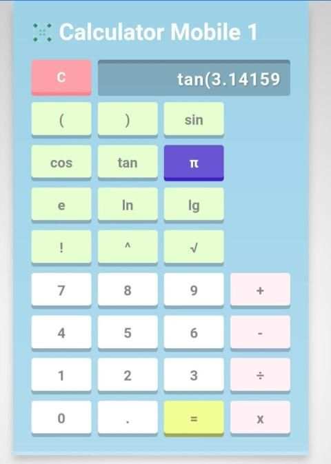 Calculator Mobile 1 screenshot 3