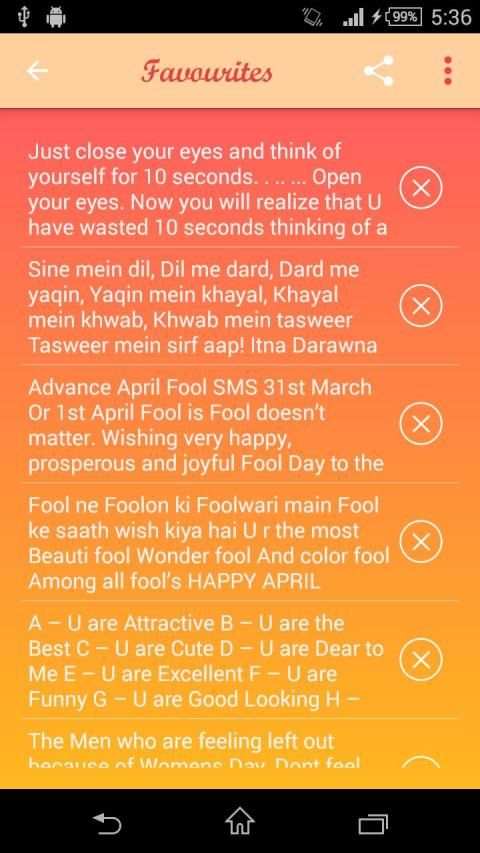 April Fool SMS स्क्रीनशॉट 6