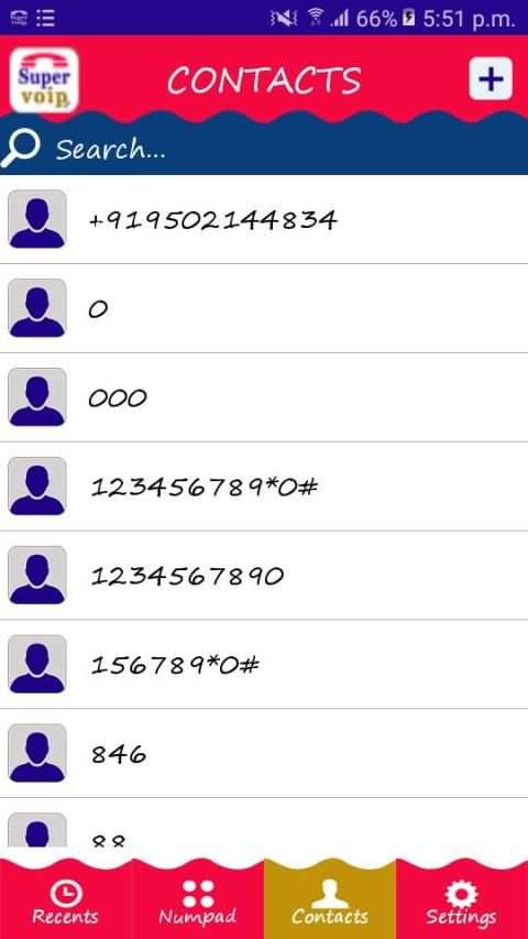 Supervoip screenshot 2