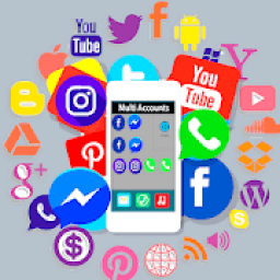 2019 Parallel Multiple accounts Dual space आइकन