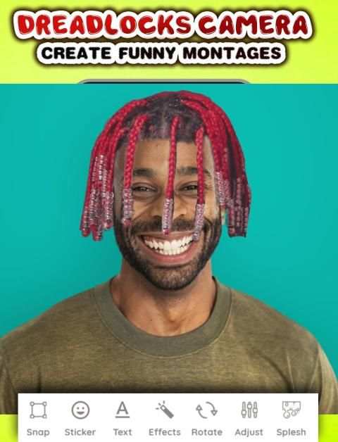 Dreadlocks photo editor screenshot 3