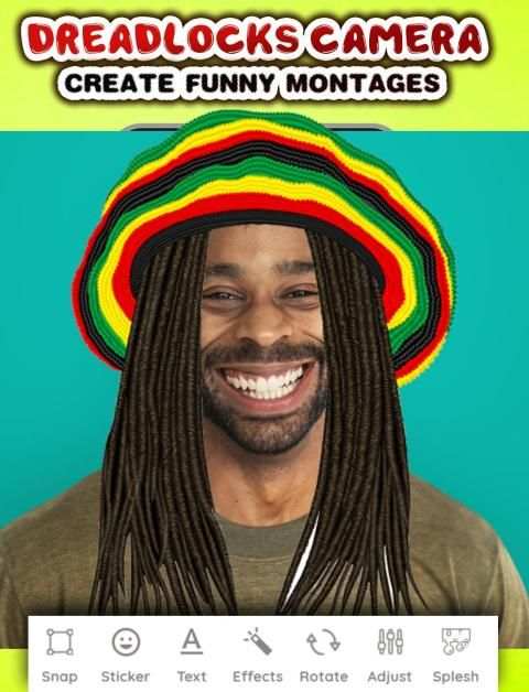 Dreadlocks photo editor screenshot 2