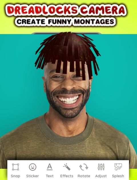 Dreadlocks photo editor screenshot 1