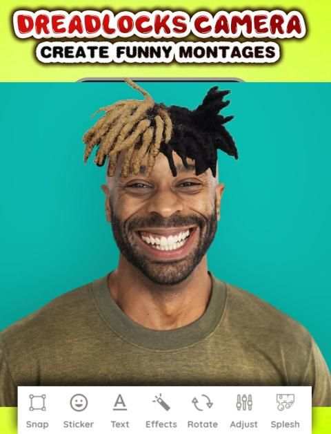 Dreadlocks photo editor screenshot 4