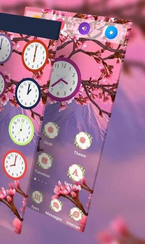 Sakura Launcher screenshot 1