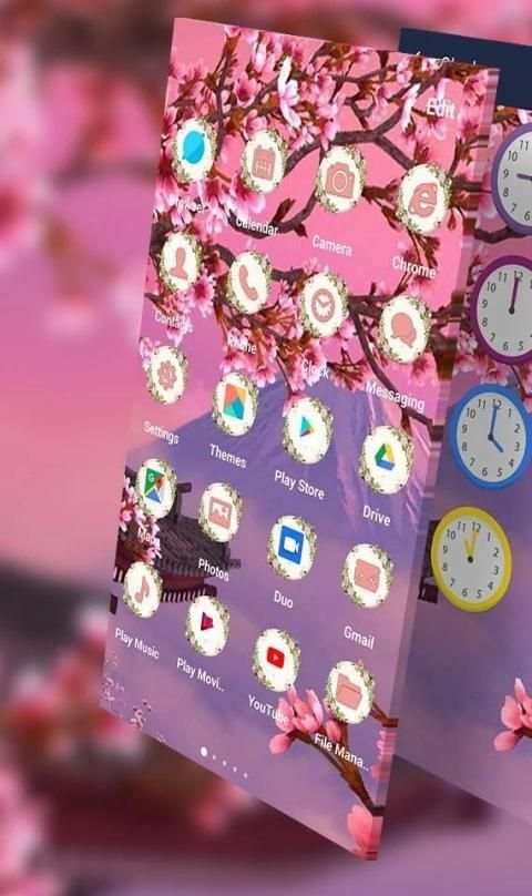 Sakura Launcher screenshot 2
