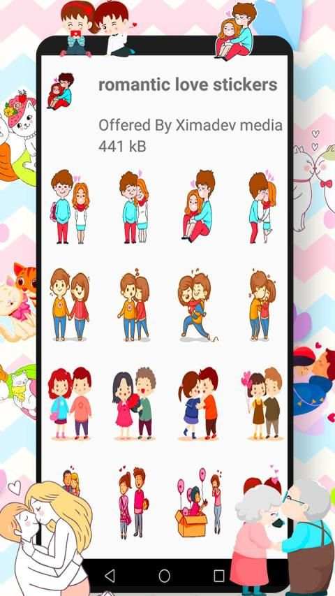 WAStickerApps Kiss स्क्रीनशॉट 5