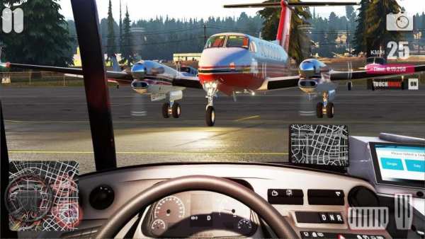 Airport Bus Driver 2019:City Driving Simulator 3D screenshot 2