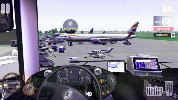 Airport Bus Driver 2019:City Driving Simulator 3D screenshot 3