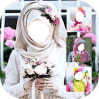 Flowers on Hijab Fashion Style Frames 2019 on 9Apps