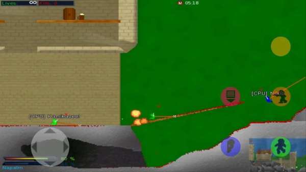 OpenLieroX screenshot 2