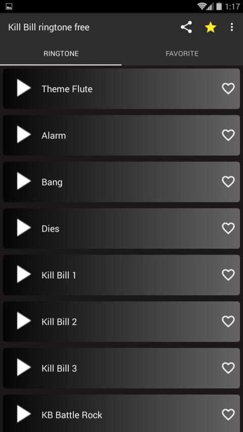 Kill Bill Ringtone free स्क्रीनशॉट 1