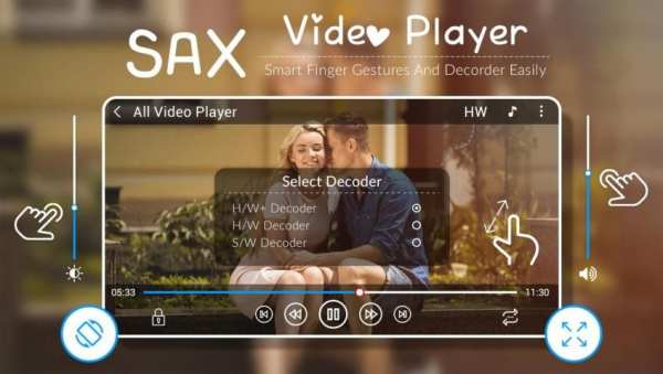 Sax Video Player - HD Video Player स्क्रीनशॉट 2