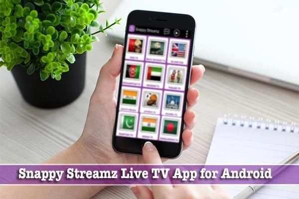 S‍n‍ap‍p‍y Strea‍mz Li‍ve ‍T‍V‍ App for And‍ro‍i‍d screenshot 1