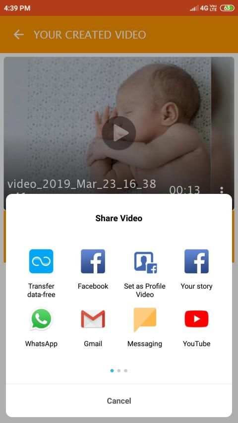 Dad birthday video maker स्क्रीनशॉट 16