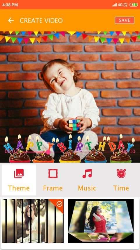 Dad birthday video maker स्क्रीनशॉट 15