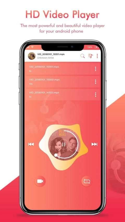 3GP/MP4/AVI Video Player & Music Player,Mp3 player स्क्रीनशॉट 4