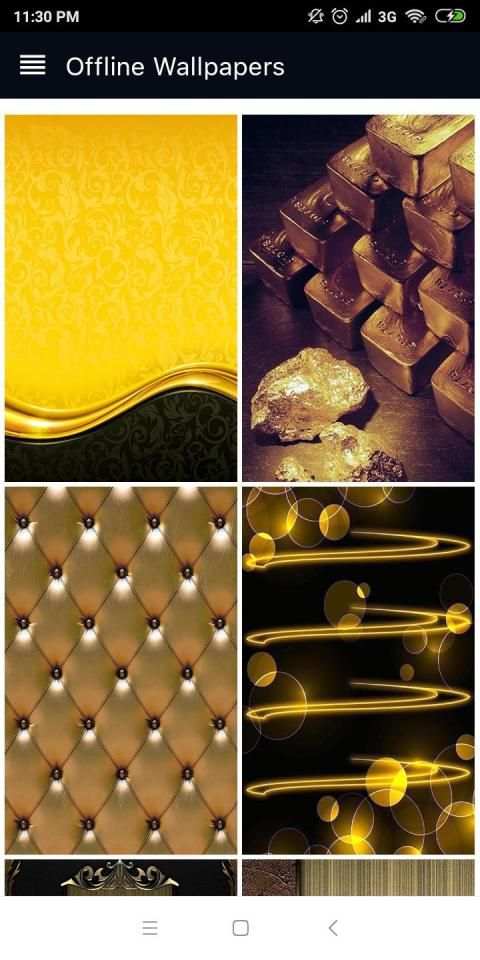 Black Wallpaper and Gold Wallpaper For Android screenshot 2
