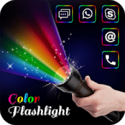 ikon Color Flashlight : Torch LED Flash On Call &amp; SMS