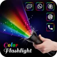 Color Flashlight : Torch LED Flash On Call & SMS