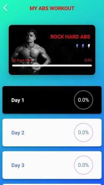 My Abs Workout screenshot 1