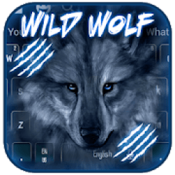 ikon Blue Night Dark Wolf Keyboard Theme
