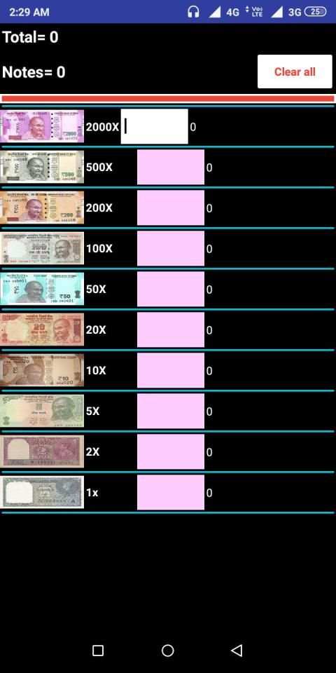 Indian Cash Calculator screenshot 3